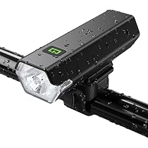 Amazon | 自転車 ライト 大容量2200mAh USB-C充電式 自転車ヘッド